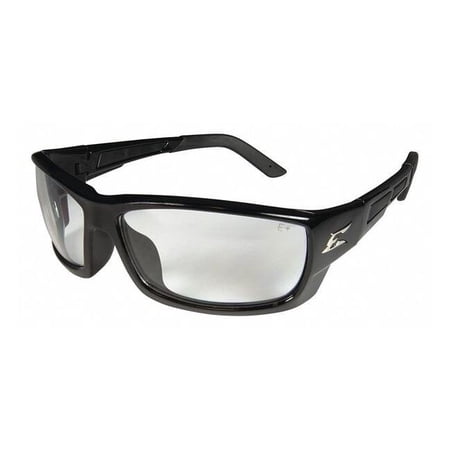 Edge Eyewear Mazeno Slim Fit Safety Glasses Clear Lens Black Frame 1 pk