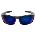 thumbnail image 1 of Edge Eyewear Safety Glasses, Blue, Mirrored, Black SR118, 1 of 3