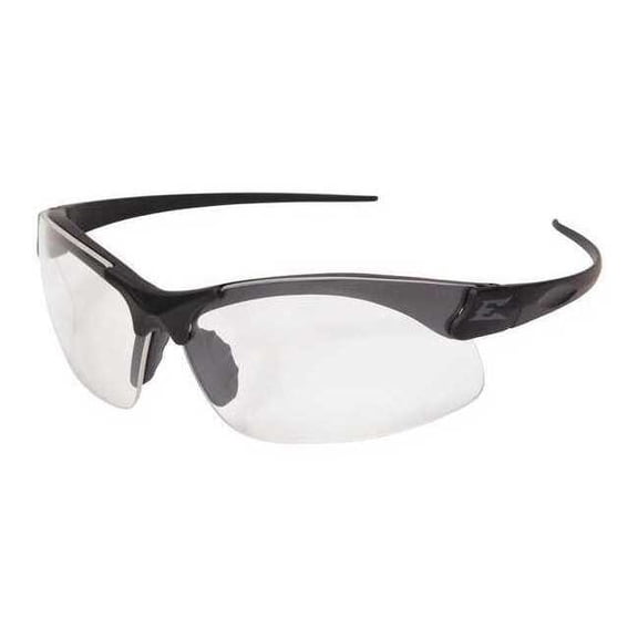 Sharp Edge Vapor Shield, Safety Glasses, Anti-Fog & Anti-Scratch, Clear Lens, Black Frame