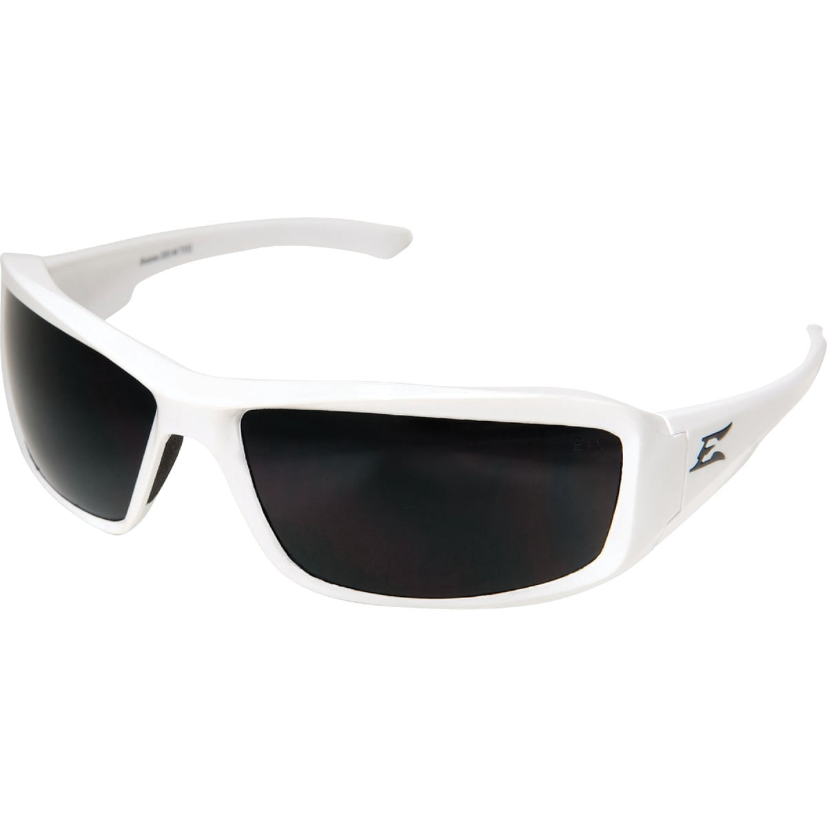 Edge Eyewear XB146 Brazeau Safety Glasses, White with Smoke Lens — Residential Use, Standard Application