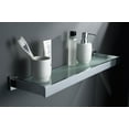 thumbnail image 1 of Edge Glass Shelf Chrome, 1 of 3