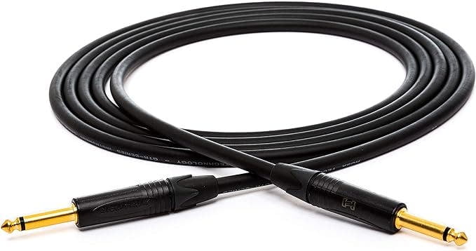 Hosa CGK-025 Edge Guitar Cable, Neutrik Straight to Straight, 25 ft, Professional Instrument Cable