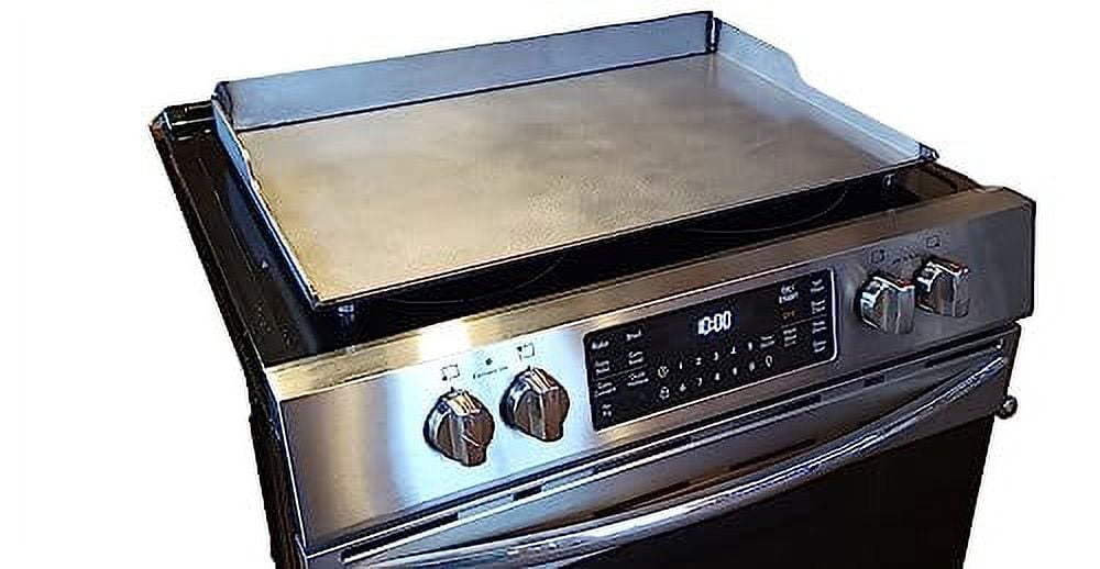 Edge Home Stove/Outdoor Kitchen Cooking Griddle 26" X 16 3/4" Carbon