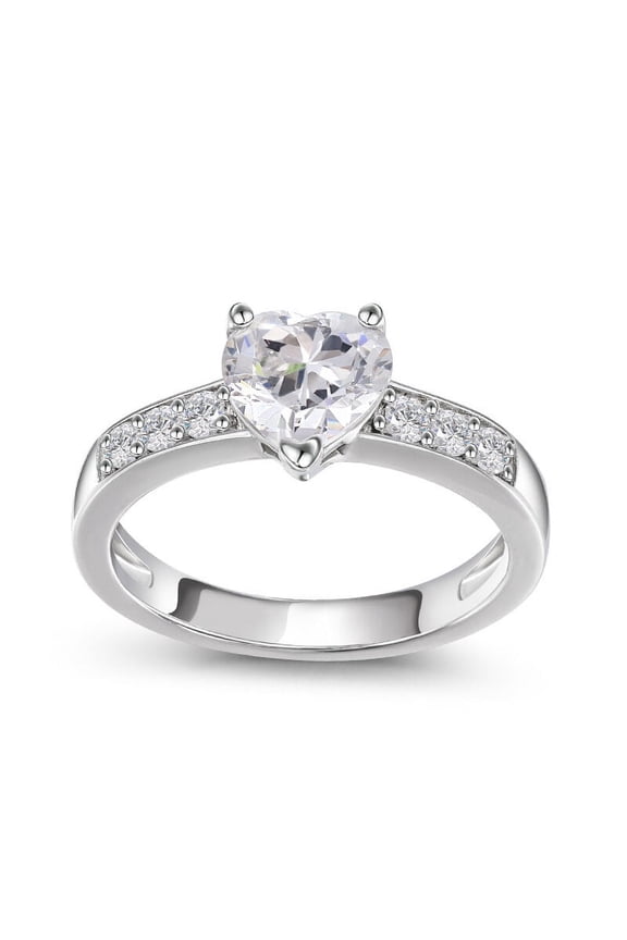 1.1 Ct Round Brilliant Cut Diamond Ring - 14K White Gold Plated Ring - Unique Birthstone Snake Diamond Rings for Women - Green Emerald Diamond Ring for Her - Women's Gift Rings