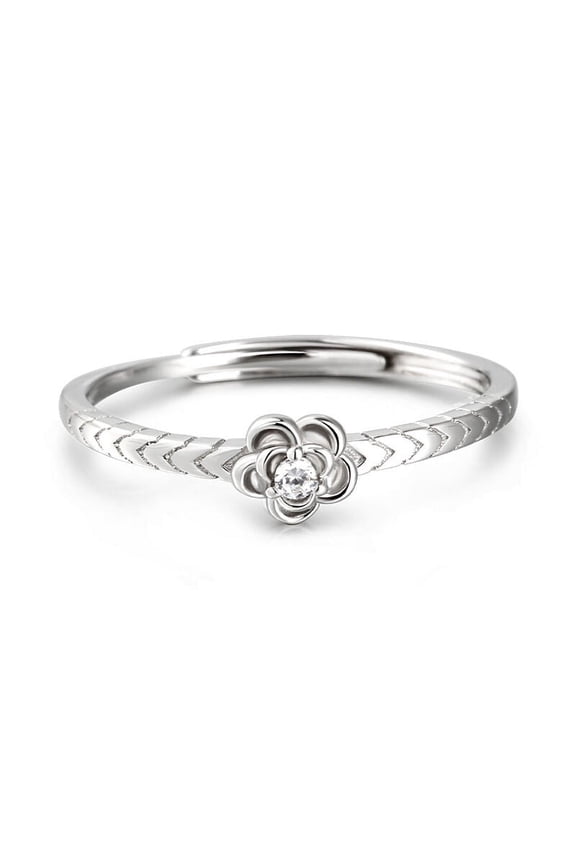 1.2 Ct Brilliant Round Cut Diamond Rings - 14K White Gold Plated Rings for Women - Bypass Dolphin Rings for Gift - Amazing Dolphin Diamond Anniversary Rings - Pretty New Year Gifts