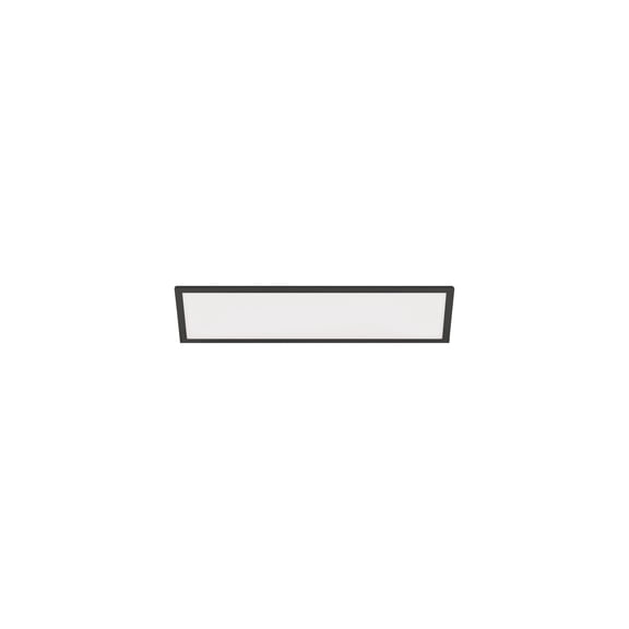 Edge-Lit Flat Panel LED Utility Flush Mount Ceiling Light Fixture - Pack of 12