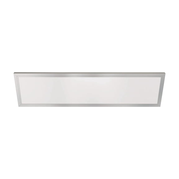 Edge-Lit Flat Panel LED Utility Flush Mount Ceiling Light Fixture - Single Pack