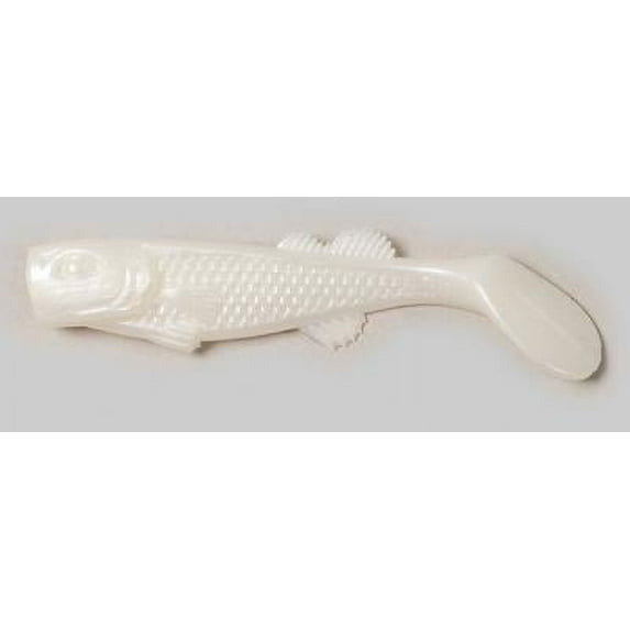 Edge M35800 Hybrid Flurry Minnow Swimbait 3" White Out Floating