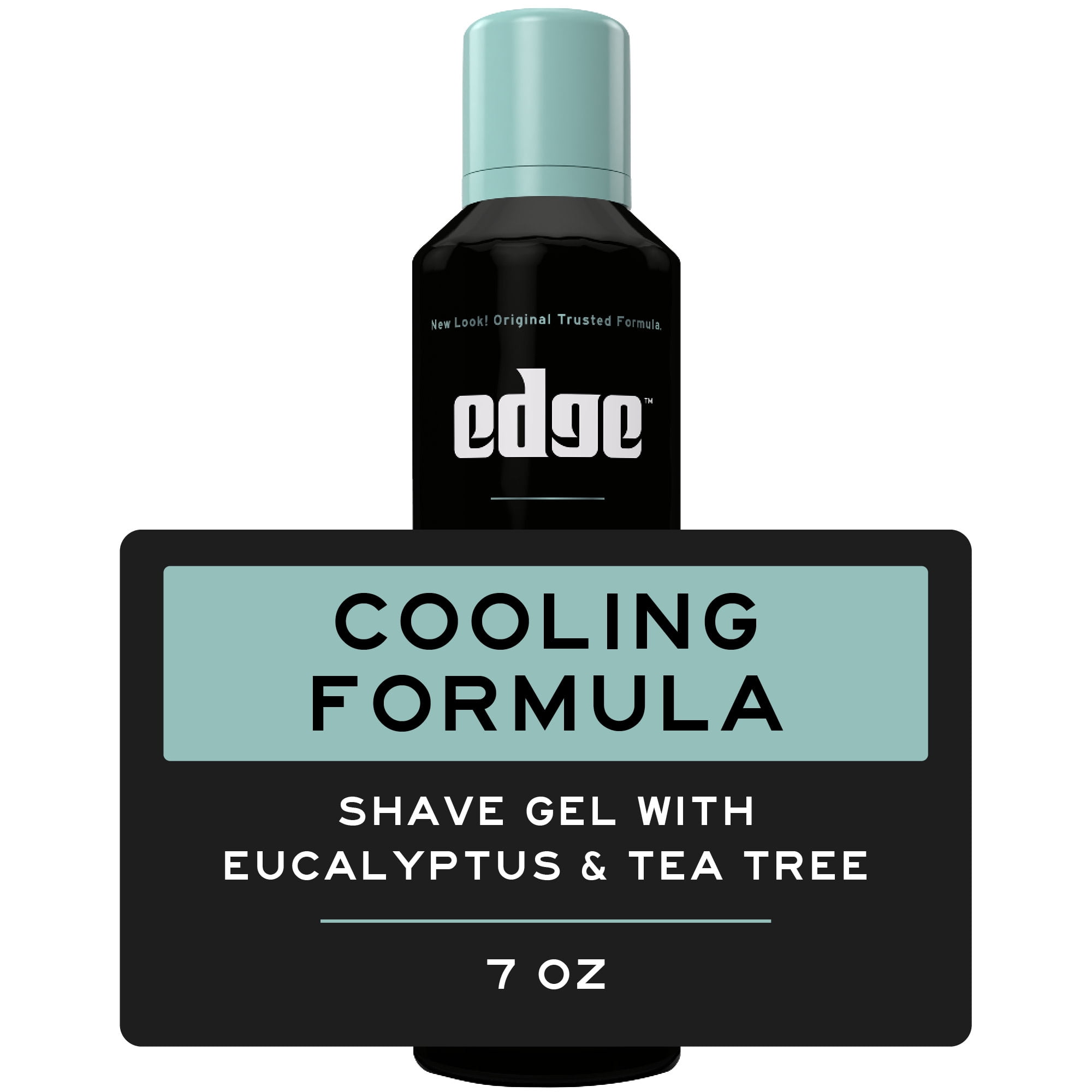 Edge Men's Cooling Shave Gel, Eucalyptus & Tea Tree Scent, 7 oz