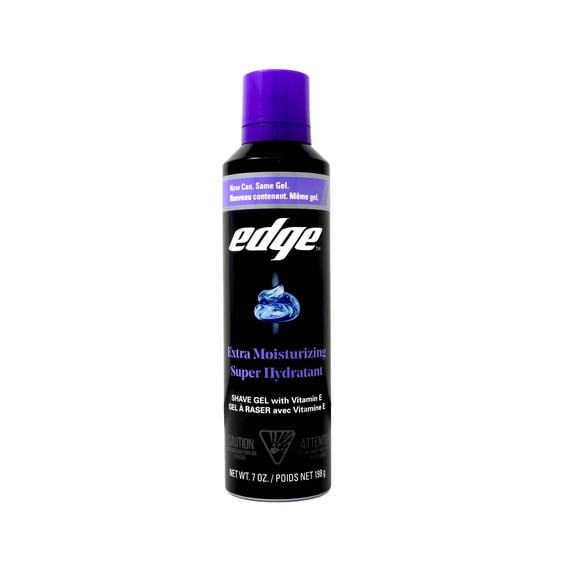 Edge Extra Moisturizing Shave Gel with Vitamin E, Shave Gel For Men That Moisturizes, Protects and Soothes To Help Reduce Skin Irritation, 7 oz