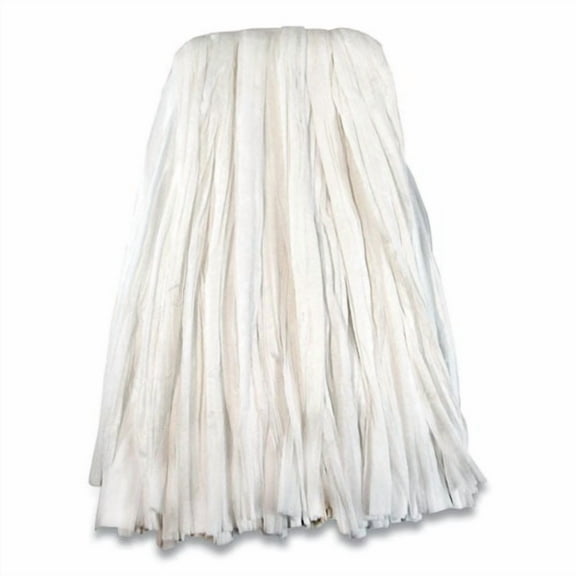 Edge Non-Woven Wet Mop Head, Rayon, #16, 1.5" Headband, White | Bundle of 5