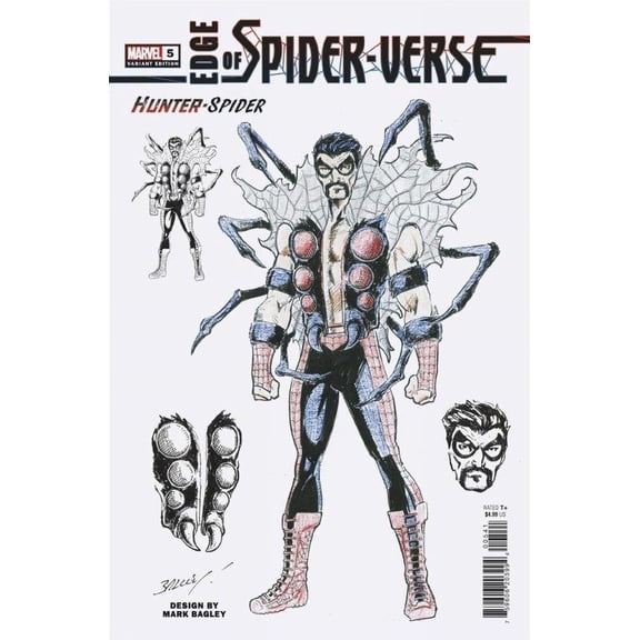 Pre-Owned Edge Of Spider-Verse #5 Badgley Cover Variant 2022 Marvel Comics Comic Book