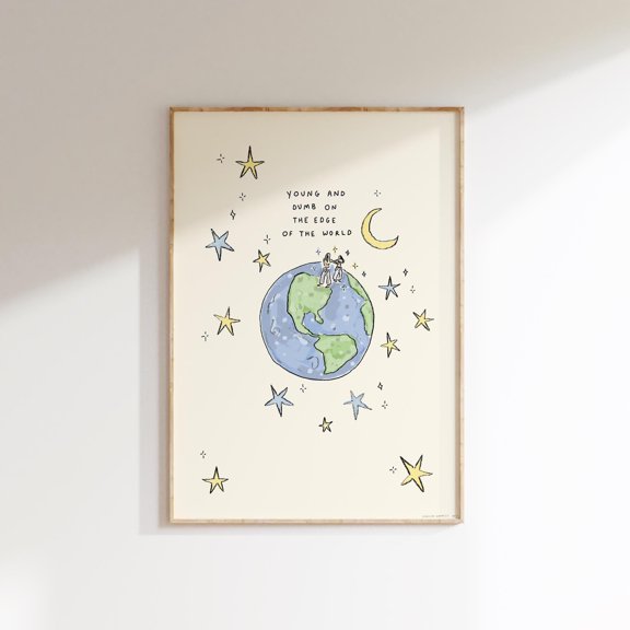 Edge Of The World Music Inspired Wall Art Home Decor