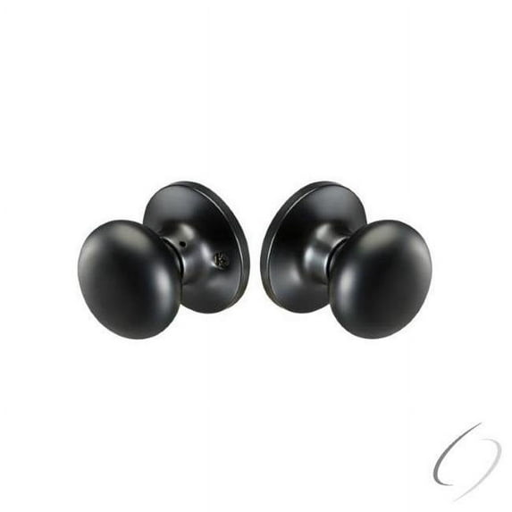 Edge Passage Lock with Sinclair Knob, Black