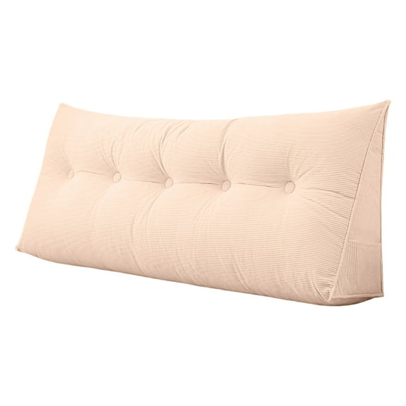 Edge Pillow Headboard Twin XL for Dorm Bed Headboard Wedge Pillows for Headboard Gap with Non Removable Cover