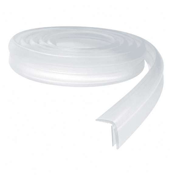 Edge Protector 100% Silicone, Baby Proofing Clear Table Corners Guards, Pre-Taped Adhesive Soft for Kids Proof Safety, Wall Furniture Bumper 3/5x3/5 in (Width),6 Foot (Pack of 1)