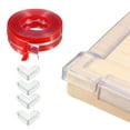 thumbnail image 1 of Edge Protector, 9.8ft (3Meter) x 0.8' (20MM) Clear Furniture Corner Guard Strong Adhesive Proofing Edge Safety Bumpers with 4 Corners Guards for Table Cabinets, 1 of 6