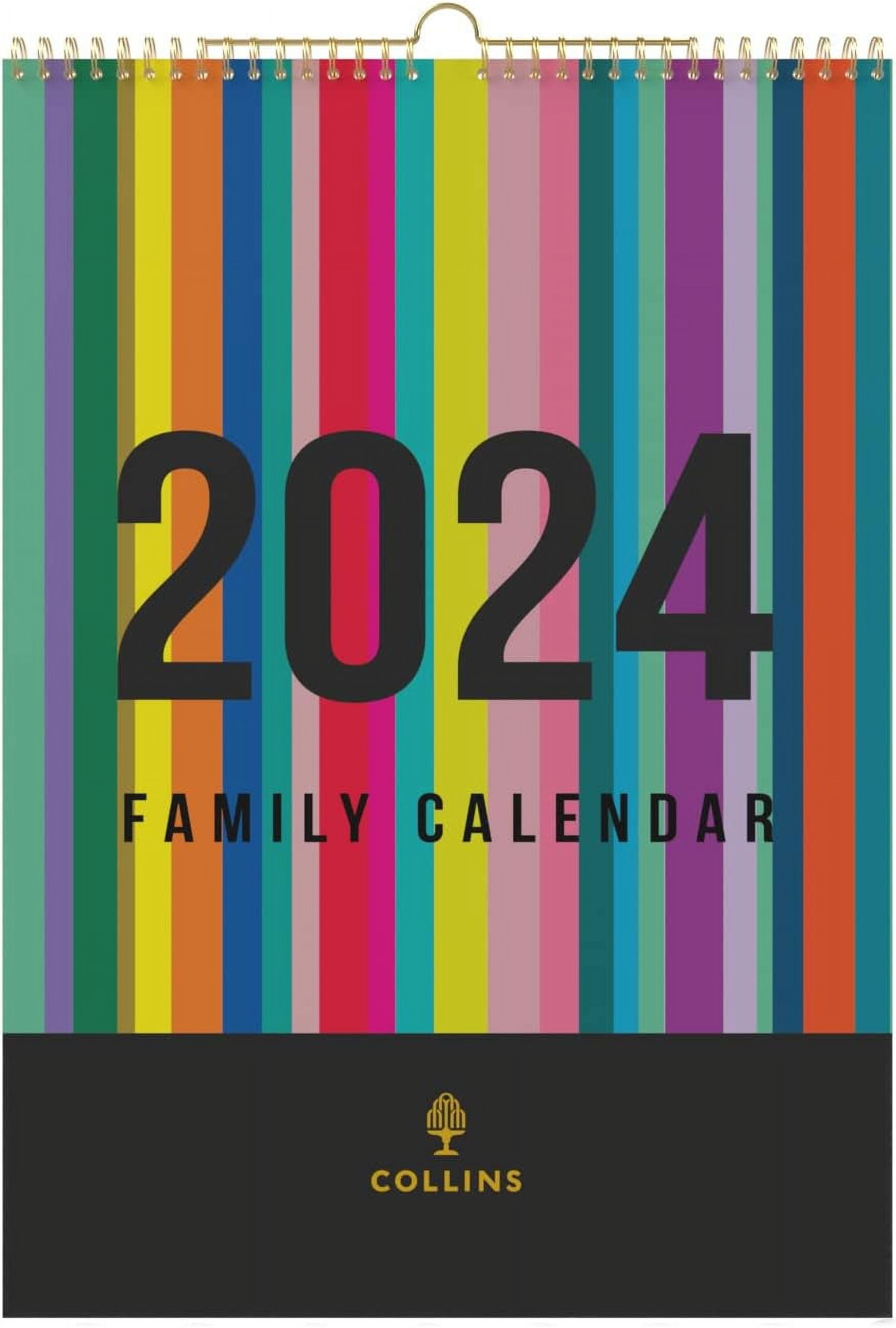 Edge Rainbow Wall Calendar 2025 Family Calendar 2025 Monthly Planner