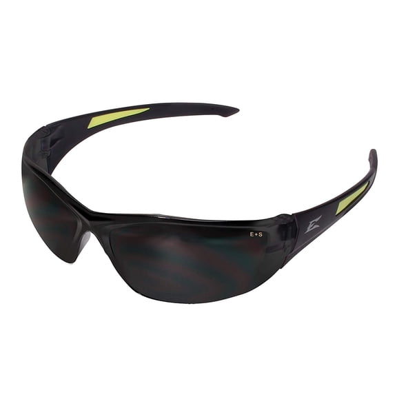 Edge Eyewear SD116-G2 Delano G2 Safety Glasses - Black Temples - Smoke Lens