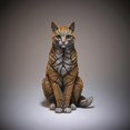 thumbnail image 1 of Enesco Edge Sculpture Cat Statue Figurine 8.7 x 11.4 x 15 Inch 6008140, 1 of 3