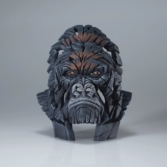 Edge Sculpture Miniature Gorilla Bust Figurine 5.32in H