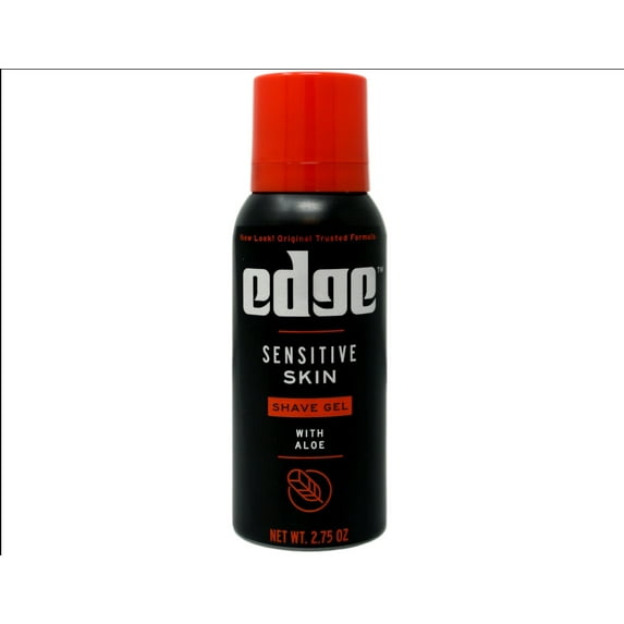 Edge Sensitive Skin Shave Gel for Men Sensitive Skin with Aloe, 2.75 oz
