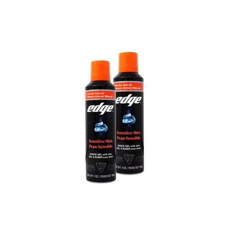 Edge Shave Gel Sensitive Skin 7 oz (Pack of 2)