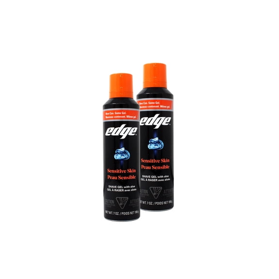 Edge Shave Gel Sensitive Skin 7 oz (Pack of 2)