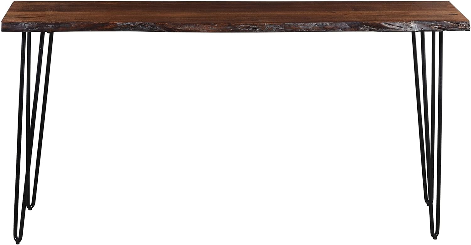 Chestnut Acacia Live Edge 72'' Counter-Height Dining Table