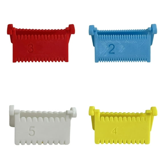 Edge Stitch Lock Sewing Gauge 2mm 3mm 4mm 5mm Thumb Guide Ruler for Precise Hemming Quilting Fabric Stitching Lightweight DIY Sewing Tool Kit Seam Guide Measuring Tool for Straight Stitching