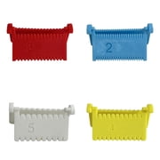 Edge Stitch Lock Sewing Gauge 2mm 3mm 4mm 5mm Thumb Guide Ruler for Precise Hemming Quilting Fabric Stitching Lightweight DIY Sewing Tool Kit Seam Guide Measuring Tool for Straight Stitching