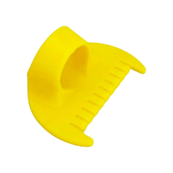 Edge Stitch Lock & Sewing Gauge, 4mm Edge Sewing Lockranding Tool SewingTemplates Rulers Needle Gauge Quilting Ruler Measuring Tool Seam Gauge for Sewing Straight（Yellow）