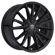 Edge Street 18x8 Black Machined Wheel Rims with 5x120 Bolt Pattern