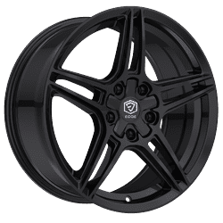 Edge Street 354B 18x8 5x4.50 Black Rims Automotive Wheels