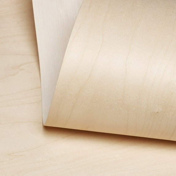 Edge Supply Birch Wood Veneer Sheet Rotary, 24" x 96", 10 mil Paper Back, "A" Grade Veneer Face - Easy Apply with Contact Adhesive Birch Veneer Sheet - Veneer Sheets for Restoration of Furniture