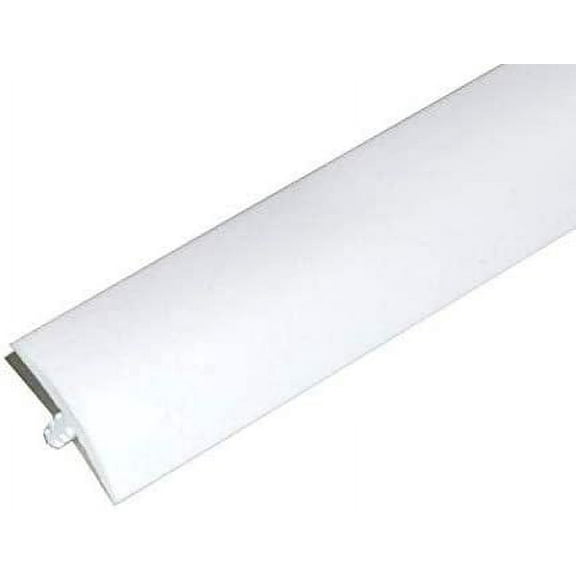 Edge Supply White 1-1/4 inch x 100 ft Center Barb Tee Moulding T Molding Hobbyist Pack, Small Projects, Arcade Machines and Tables. Made in USA.