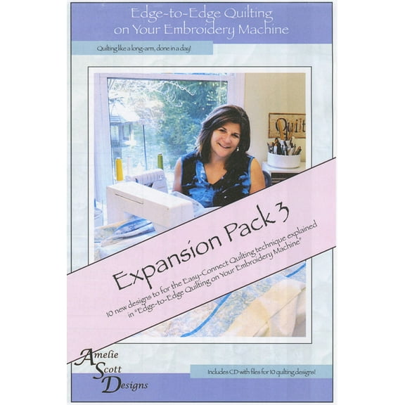 Edge To Edge Quilting On Your Embroidery Machine Expansion Pack 3