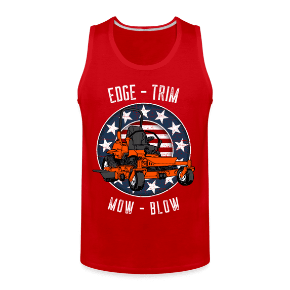 Edge Trim Mow Blow Men’s Premium Tank