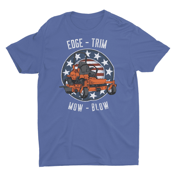 Edge Trim Mow Blow Zero Turn Mower Unisex T-Shirt