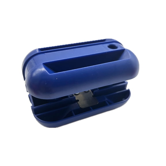 Edge banding and trimming machine, stainless steel blade edge banding and trimming machine with four sharp cutting edges, used for comprehensive trimming of veneer edges in woodworking projects, blue