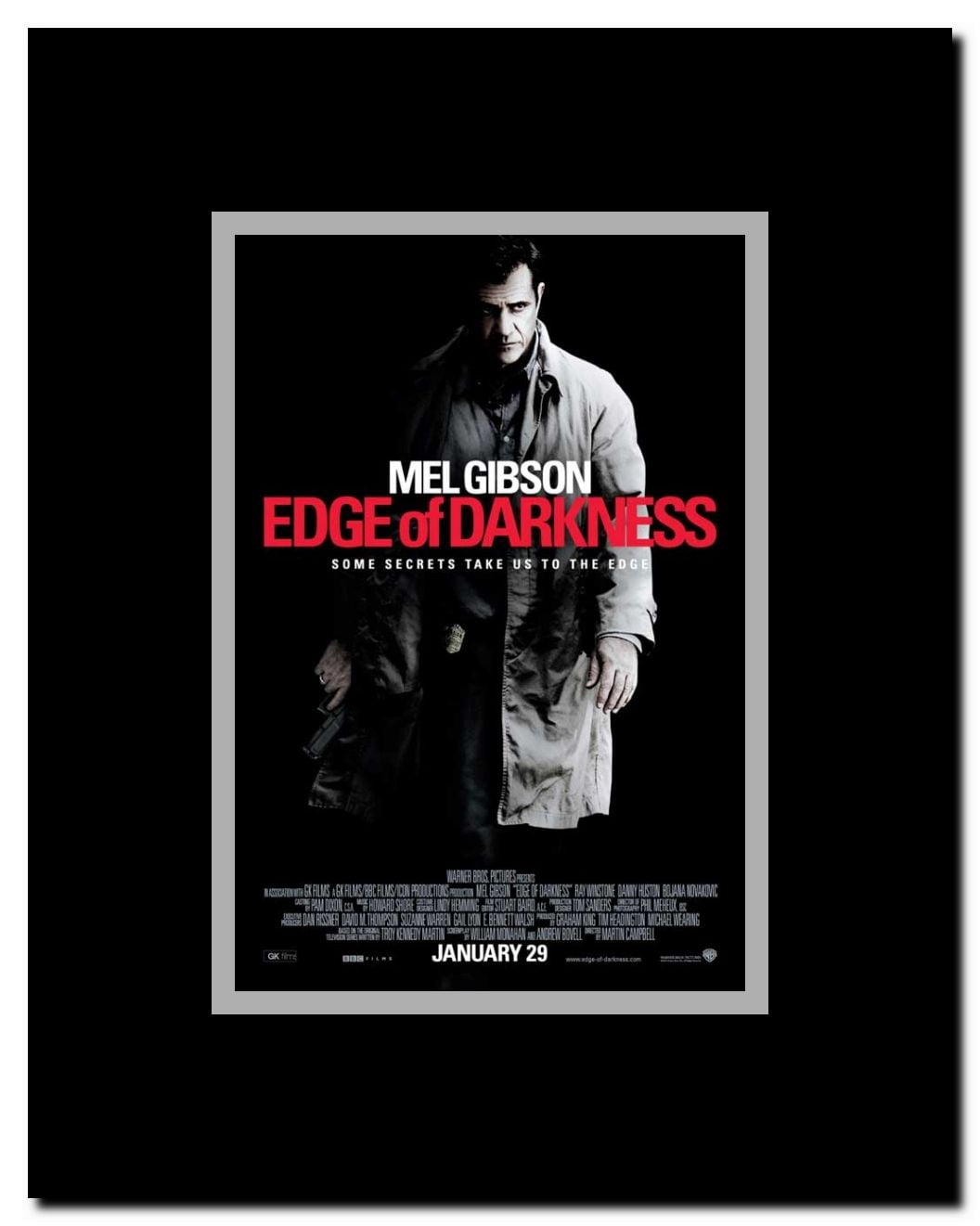 Edge of Darkness Framed Movie Poster