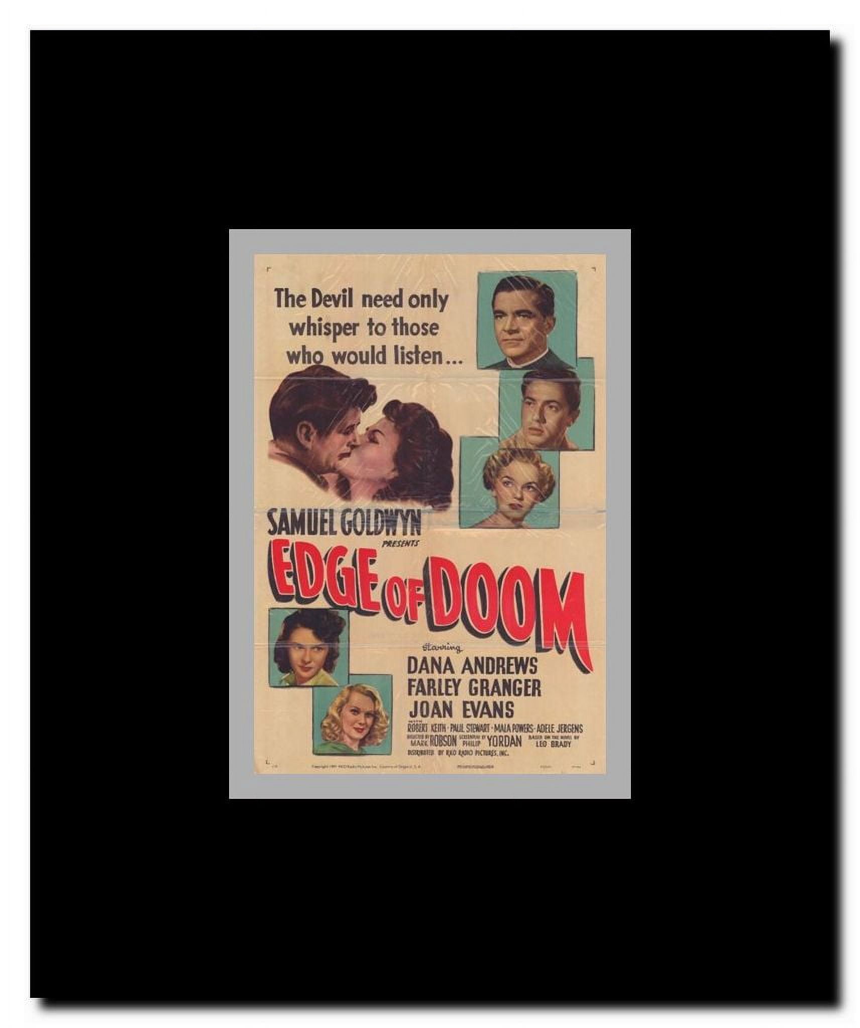 Edge of Doom Framed Movie Poster