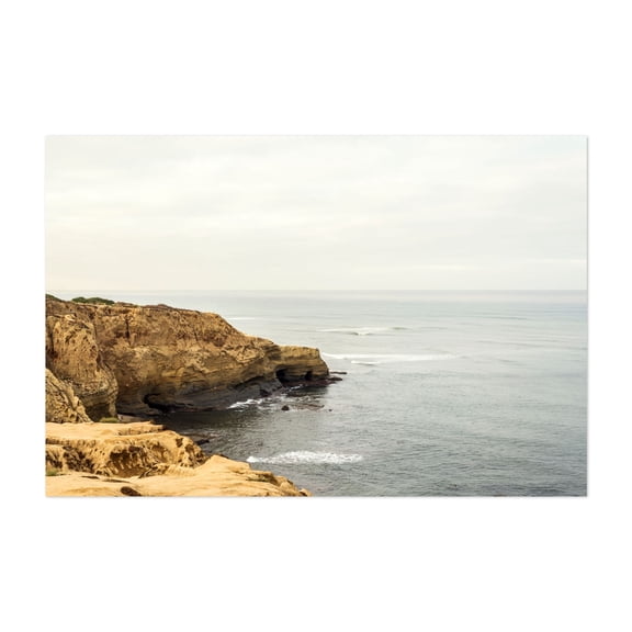 Edge of Serenity - San Diego California Photography Coast Seascape Ocean Landscape Waves Nature Unframed Wall Art Print 32 x 48 inches