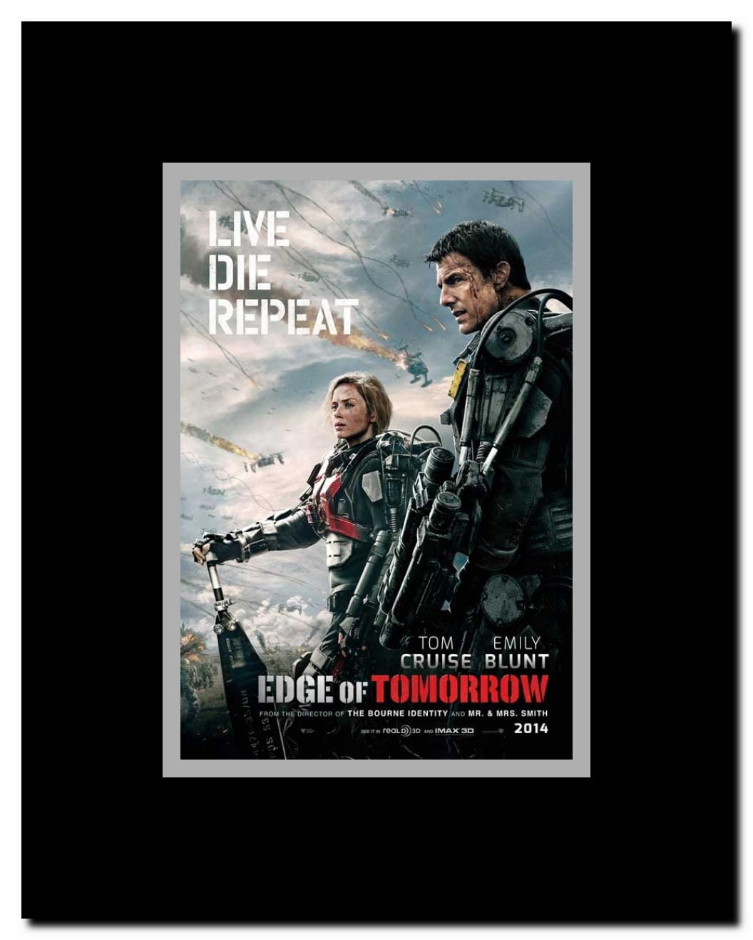 Edge of Tomorrow Framed Movie Poster