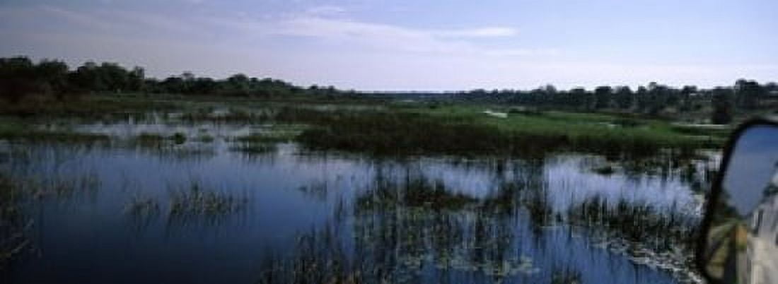 Edge of the Okavango Delta Moremi Wildlife Reserve Botswana Canvas Art - Panoramic Images (36 x 13)