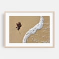 thumbnail image 1 of Edge of the Tide - Photography Beach Coastal Nature Minimalist Waves Autumn Seascape Oak Framed Wall Art Print 5 x 7 inches, 1 of 6