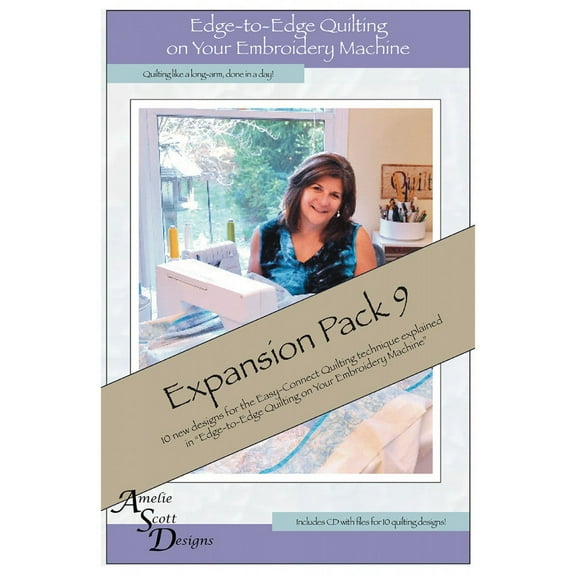 Edge-to-Edge Expansion Pack 9, Book and Embroidery CD