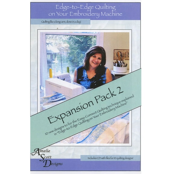 Edge-to-Edge Expansion Pack 2, Book and Embroidery CD