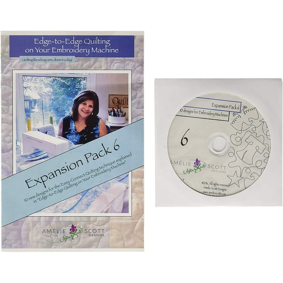 Edge-to-Edge Quilting on Your Embroidery Machine Expansion Pack 6