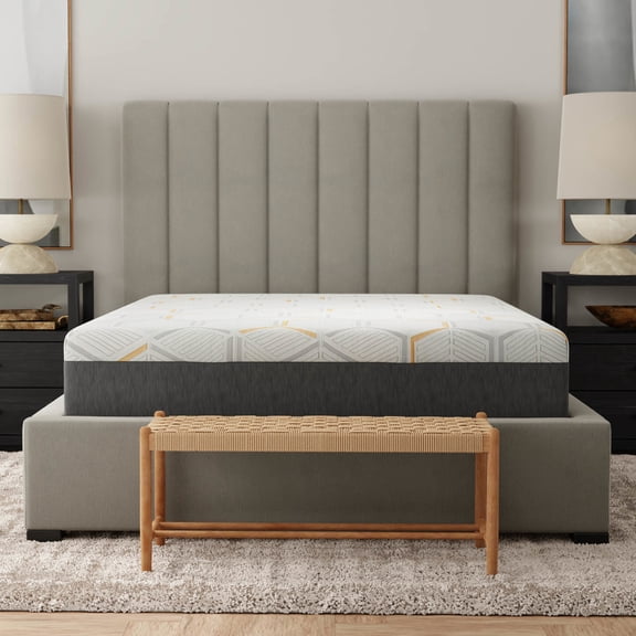 Edge to Edge Support / No Sagging / 12" Copper Gel Memory Foam Bed